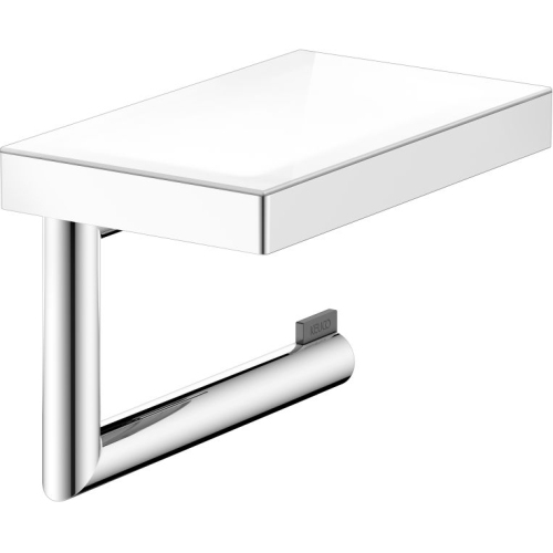 Keuco - Collection Reva Toilet Paper Holder With Glass Shelf