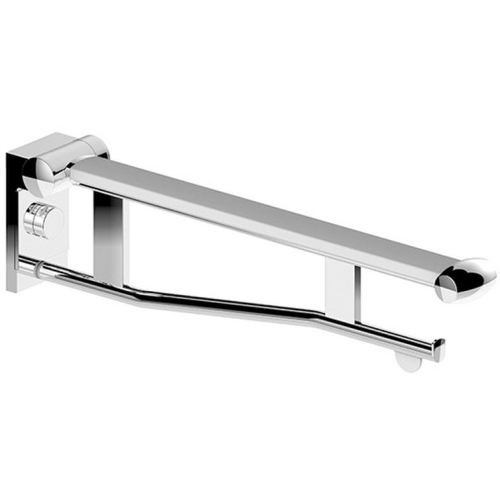 Keuco - Removable Pivoted Supp Rail WC W/Toilet Paper Holder 700mm
