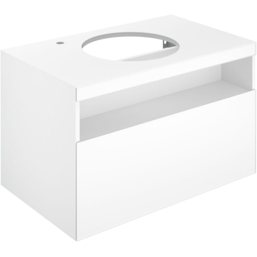 Keuco - Stageline Vanity Unit W/Drawer, TH Left Illum, 800x550x490mm