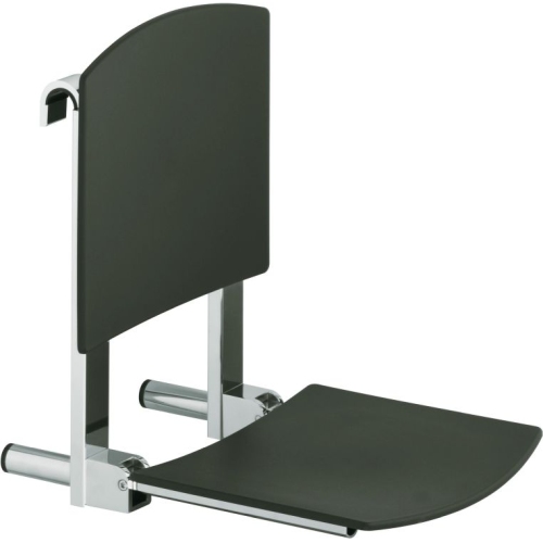 Keuco - Plan Care Tip-up Seat With Back Rest For Rail System