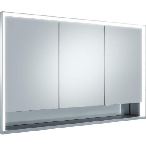Keuco - Royal Lumos GB Mirror Cabinet 3 Door Recessed 1200x735x165mm