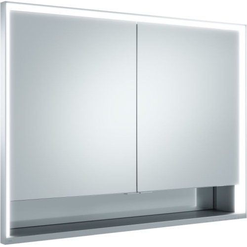 Keuco - Royal Lumos Mirror Cabinet 2 Door, Recessed 1000x735x165mm