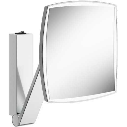 Keuco - Ilook-Move Cosmetic Mirror Wall Mounted, Square With Light