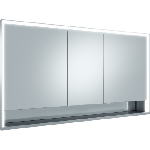 Keuco - Royal Lumos GB Mirror Cabinet 3 Door Recessed 1400x735x165mm