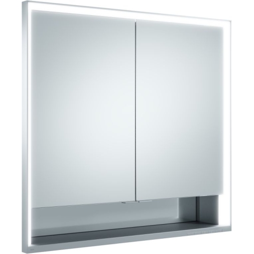 Keuco - Royal Lumos Mirror Cabinet 2 Door, Recessed 800x735x165mm