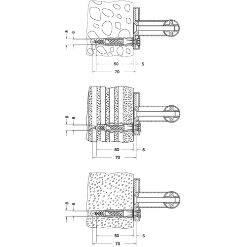 Keuco - Plan Care Mounting Set 1