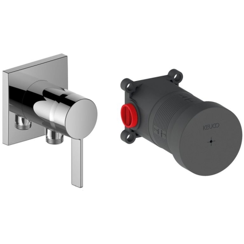 Keuco - Ixmo Solo Set Single Lever Mixer With Hose Connection Square