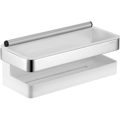 Keuco Accessories - Collection Moll Shower Basket With Glass Scraper