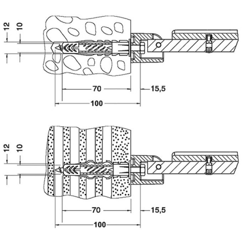 Keuco - Plan Care Mounting Set 3